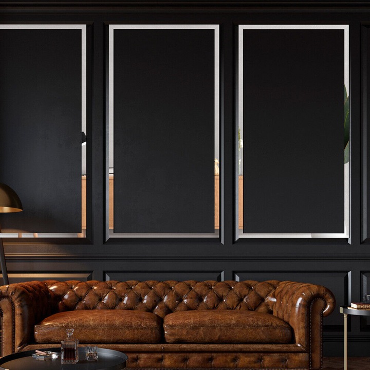 Listwa ozdobna dekoracyjna srebrna na ścianę do mebli samoprzylepna ścienna