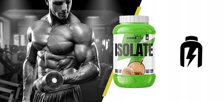 Izolat Białka BIAŁKO 1800 g wpi iso Whey Protein Isolate SŁONY KARMEL HIRO