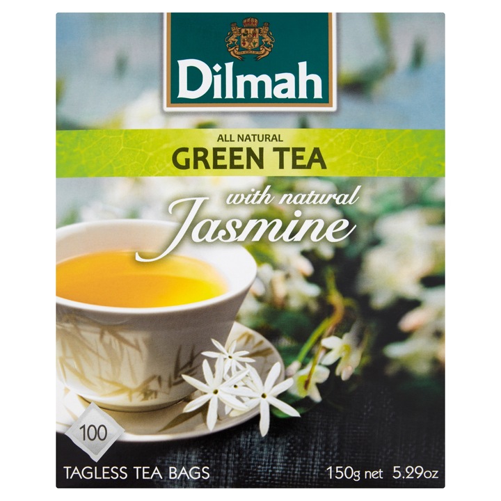 Dilmah Zielona herbata jaśminowa 100 x 1,5 g