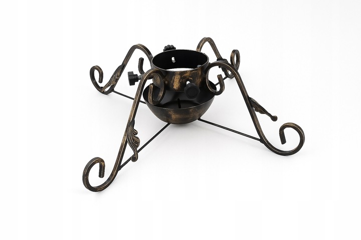 stojak pod choinke na choinkę metalowy Otwór 12 cm stabilny, pojemnik wody