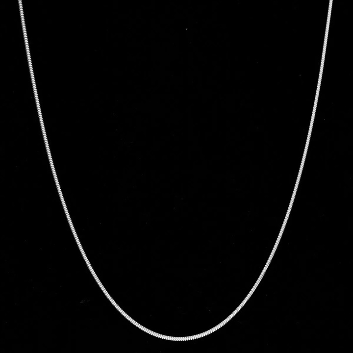 Srebrny łańcuszek pełny Snake 50 cm pr. 925