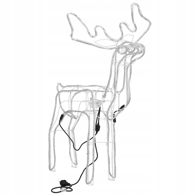 Renifer LED Świąteczny Świecący Figurka Na Zewnątrz XL Duży 85 Kolorowy