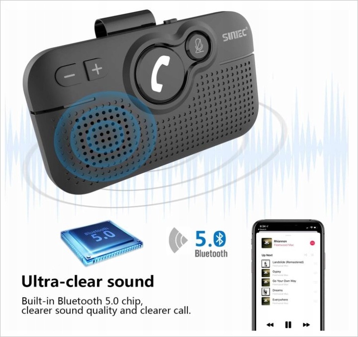 Zestaw głośnomówiący SUNITEC BC980SA