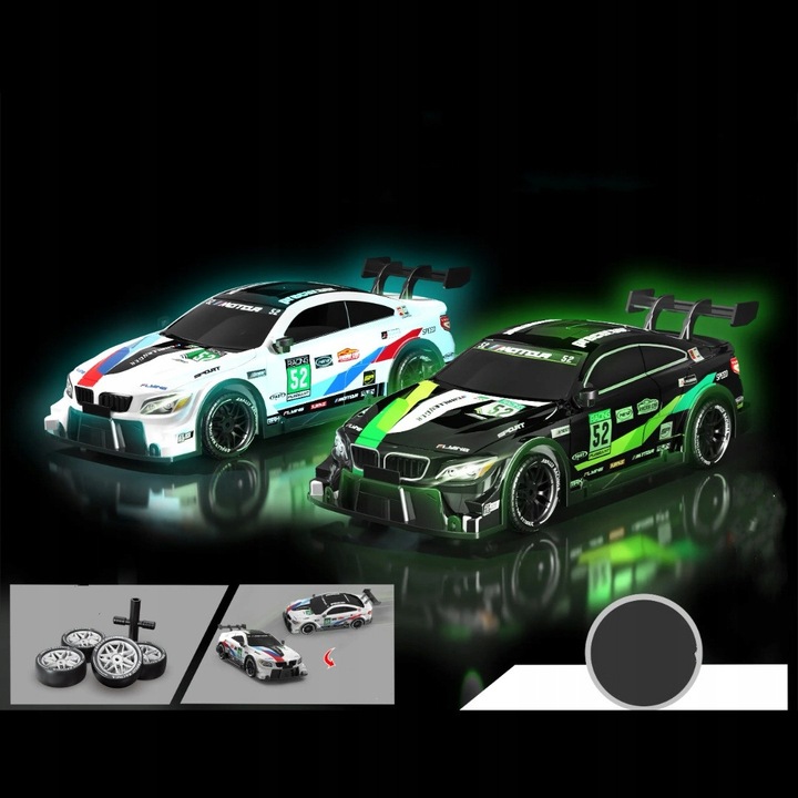 Samochód Zdalnie Sterowany RC Drift Duży 4x4 Auto na Pilot do Driftu LED