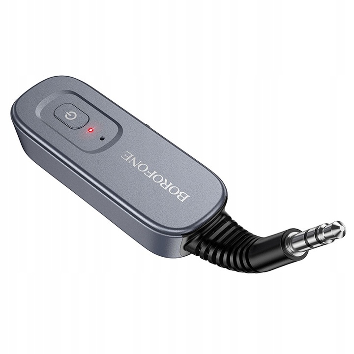 Borofone Odbiornik dźwięku Bluetooth AUX BC51 Clear Way szary