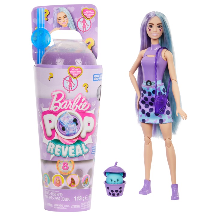 Barbie Pop Reveal Lalka Taro Bubble Tea Pachnąca