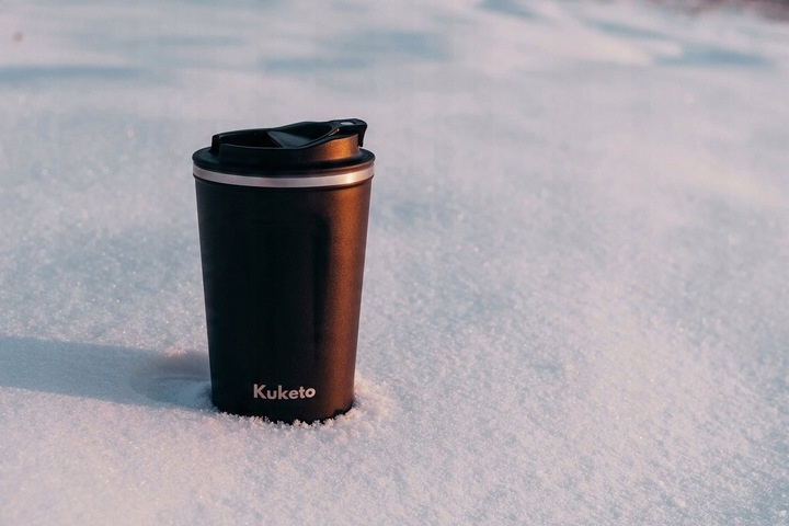 KUBEK TERMICZNY TERMOS 380 ML WYŚWIETLACZ EKRAN LCD NA KAWĘ HERBATĘ SMART