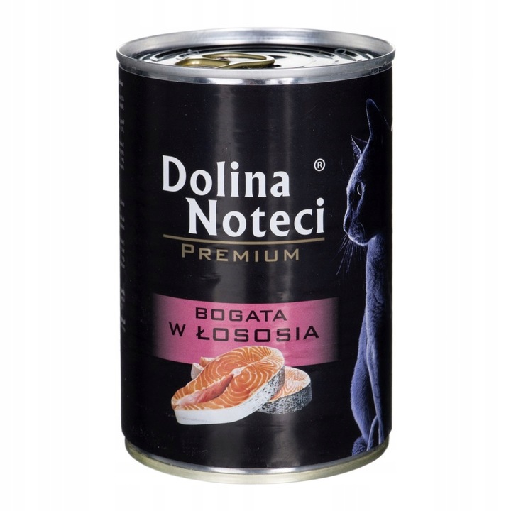 Karma dla kota DOLINA NOTECI Łosoś 24 x 400 g
