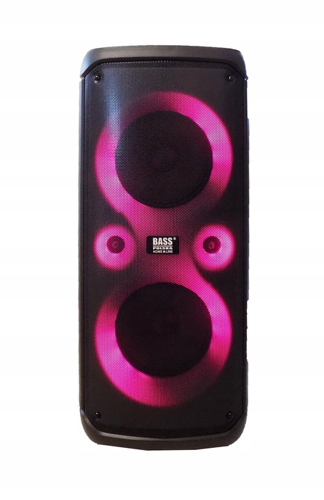 KOLUMNA GŁOŚNIKOWA PRZENOŚNA KARAOKE BLUETOOTH USB AKUM SUPER JAKOŚĆ MOCNA