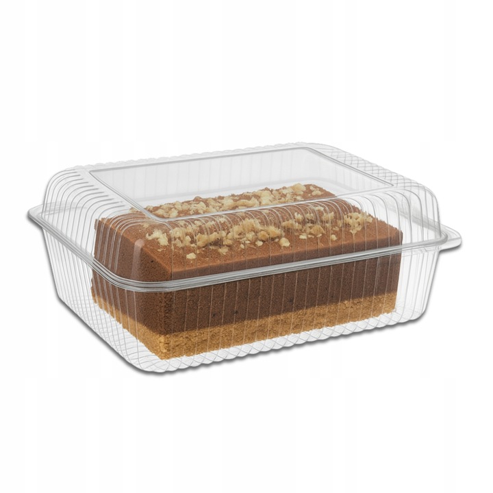 Pojemnik na Ciasto Opakowanie Cukiernicze Plastikowy Przezroczysty Na Tort