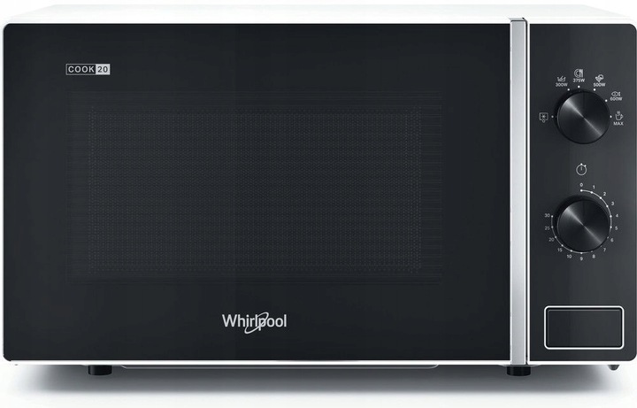 KUCHENKA MIKROFALOWA MIKROFALÓWKA WHIRLPOOL MWP101W 20L 700W 6 POZIOMÓW