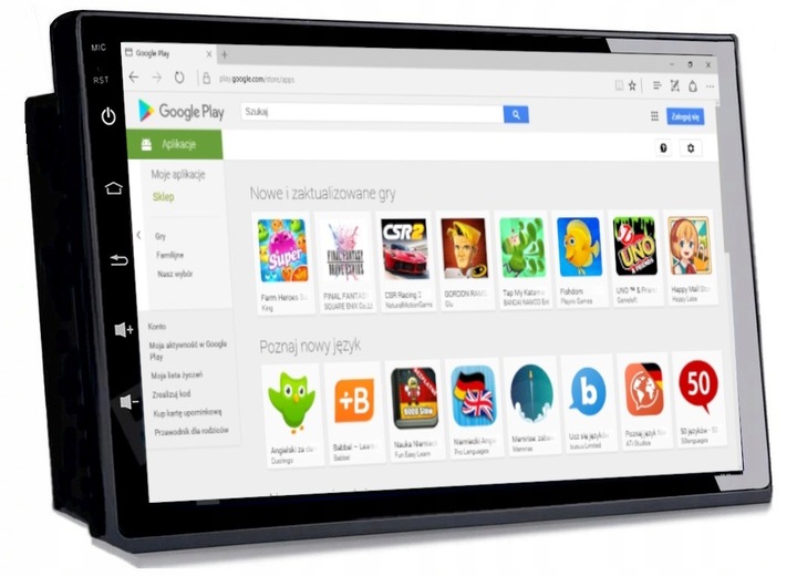 RADIO NAVI GPS 2DIN WiFI BLUETOOTH RDS CARPLAY ANDROID AUTO 2GB 64GB KAMERA