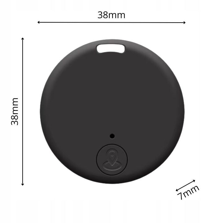 LOKALIZATOR KLUCZY PORTFELA GPS BRELOK MINI DŹWIĘKOWY BLUETOOTH ANDROID IOS