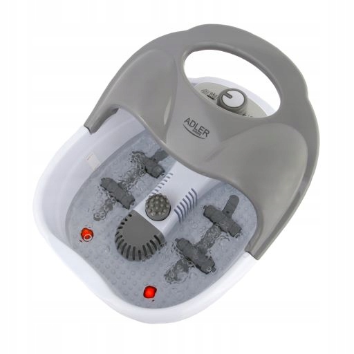 MASAŻER DO STÓP WODNY HYDROMASAŻER DO NÓG PODCZERWIEŃ 4 ROLKI 3 NASADKI