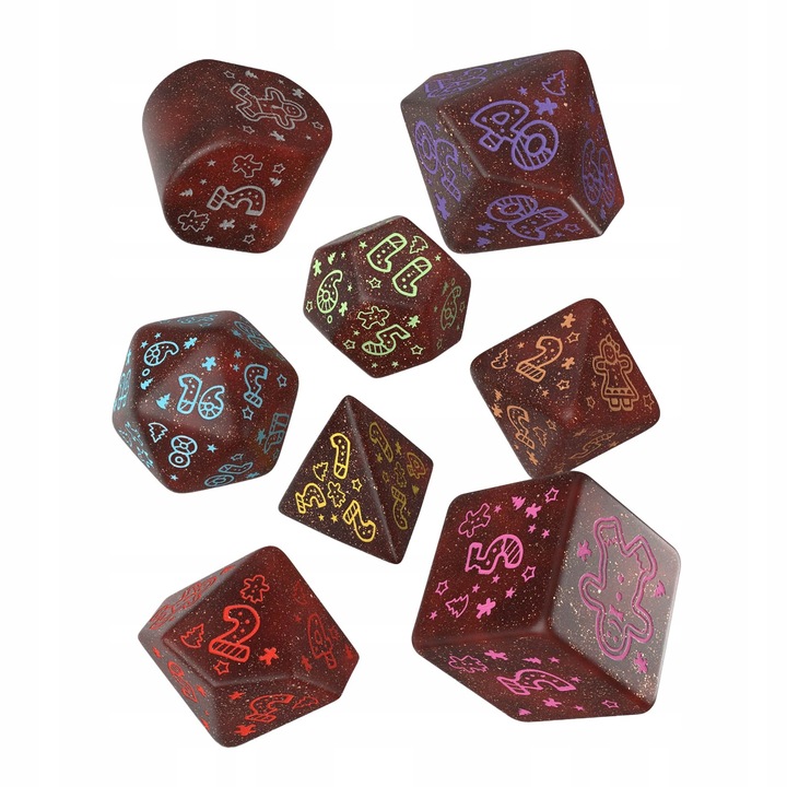 Q-WORKSHOP KOSTKOWY KALENDARZ ADWENTOWY 2025 ŚWIĄTECZNE KOSTKI RPG