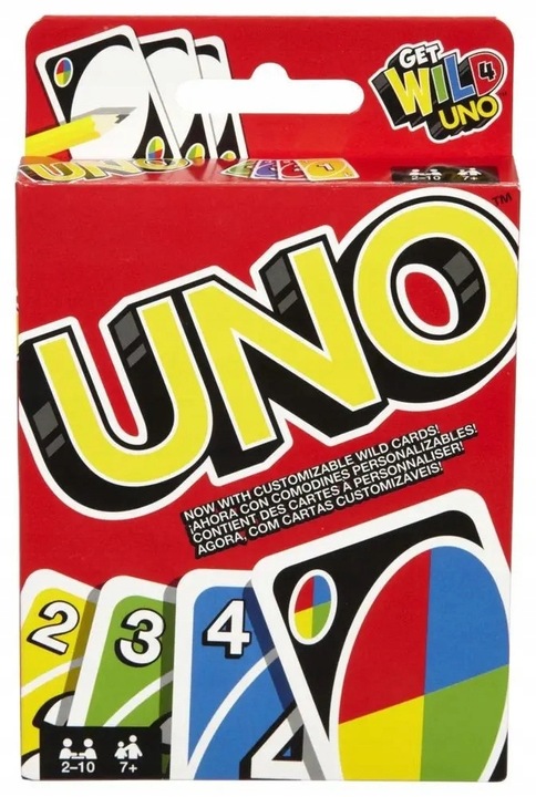 Mattel UNO KARTY DO GRY DLA DZIECI GRY RODZINNE GRY LOGICZNE DLA DZIECI