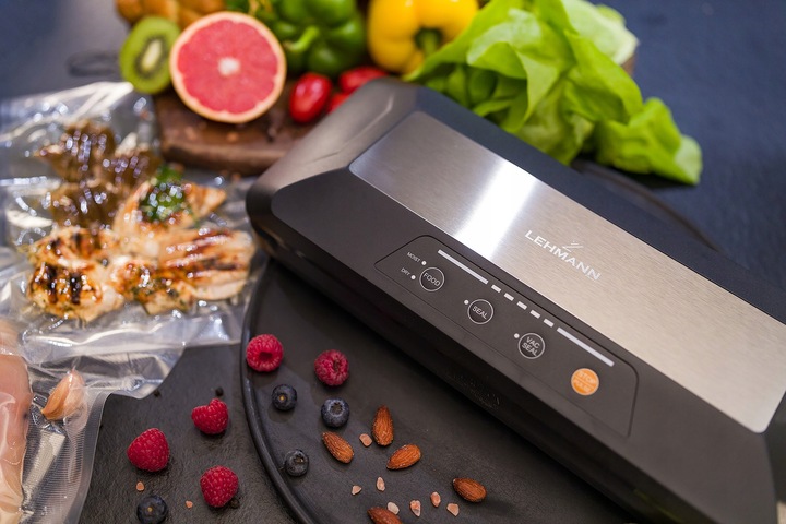 Zgrzewarka próżniowa Pakowarka żywności Automatyczna Roczny zapas folii 26m