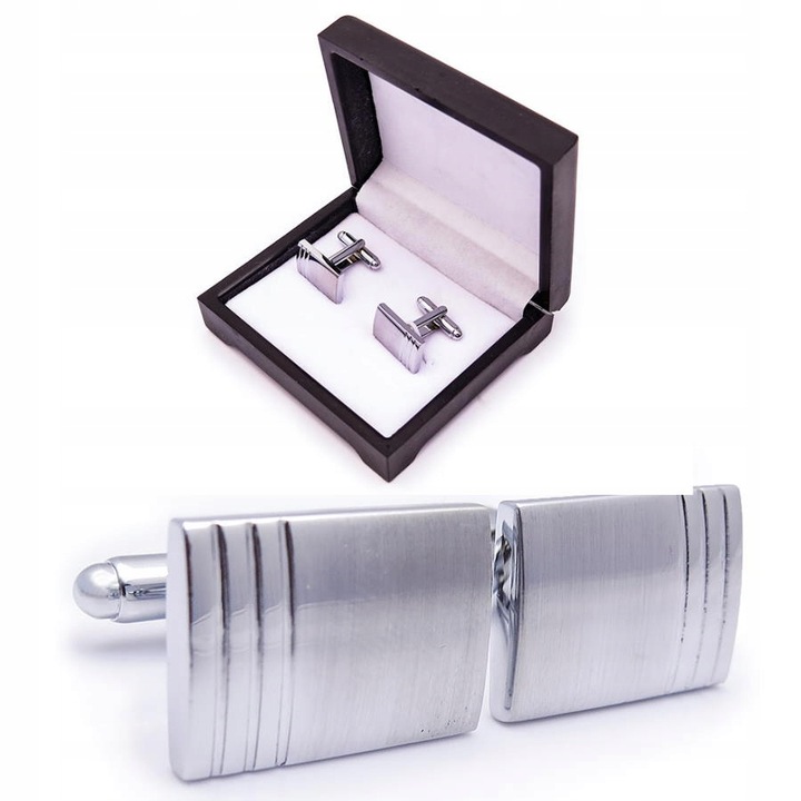 ELEGANCKIE SPINKI DO MANKIETÓW KOSZULI W PUDEŁECZKU 10+ MODELI