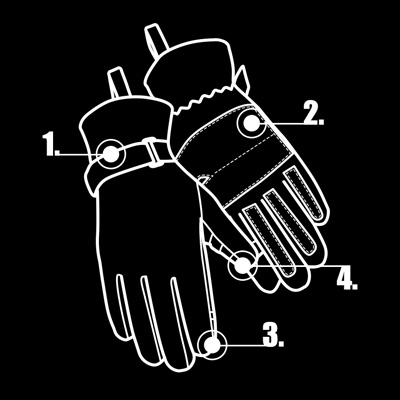 RĘKAWICE TAKTYCZNE ZIMOWE POLAROWE DOMINATOR XXL