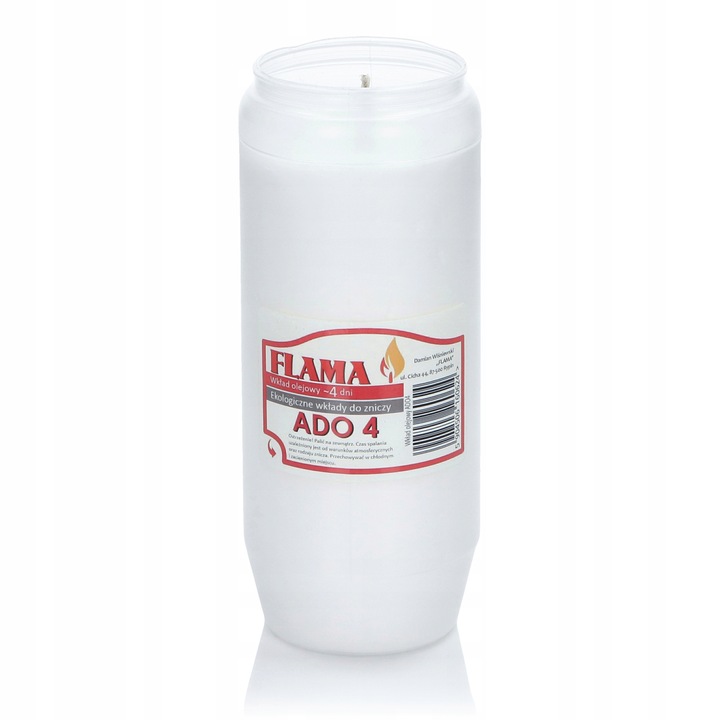 Wkłady do zniczy Olejowe - 4 dni - 96h- FLAMA 20 szt.
