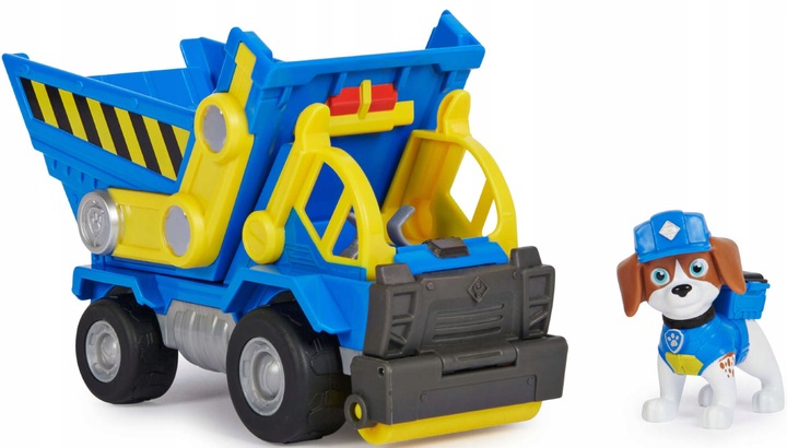 PSI PATROL WYWROTKA WHEELER RUBBLE I CREW POJAZD BUDOWALNY + FIGURKA