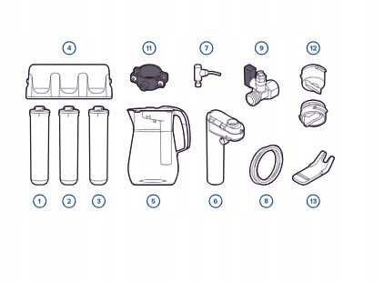 Filtr kuchenny odwrócona osmoza bez zbiornika Aquaphor RO-312S Pro