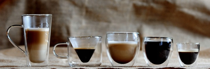 Szklanki termiczne do kawy Latte zestaw 2szt 250ml