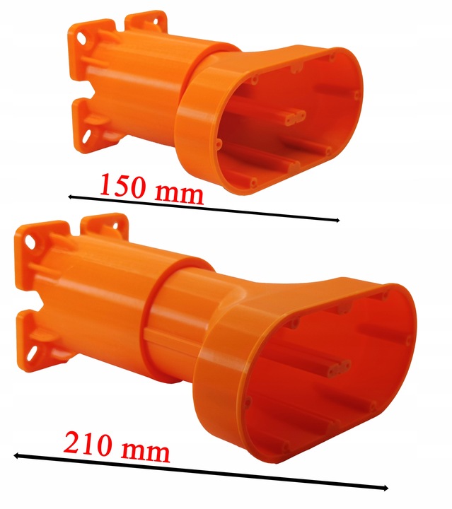 PUSZKA ELEKTRYCZNA PODWÓJNA DO ELEWACJI 150-210 MM, STEROPIAN, REGULOWANA
