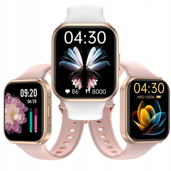 SMARTWATCH DAMSKI ROZMOWY ZEGAREK SPORTOWY POLSKIE MENU GRY SMART WATCH