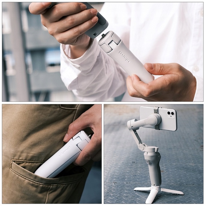 Tripod 1/4" Mini Uchwyt ULANZI MT-10 do Gimbali DJI Osmo Mobile 6 OM 5 4 SE