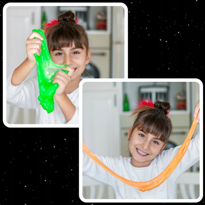 SLIME ZESTAW DIY 28x GLUT PUSZYSTY ŚWIECĄCY DLA DZIECI PREZENT XXL