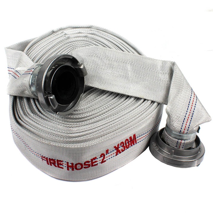 WĄŻ STRAŻACKI DO SZAMBA BRUDNEJ WODY 2 cale 52mm 30m SZYBKOZŁĄCZA DO POMPY