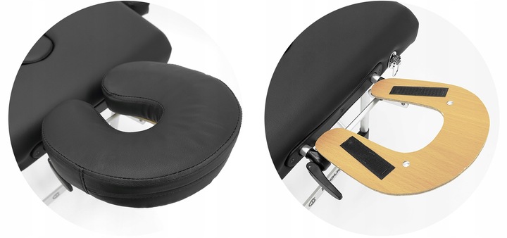 Stół Masażu 3-Seg Przenośny Składany Aluminiowy Łóżko Kosmetyczne Leżanka