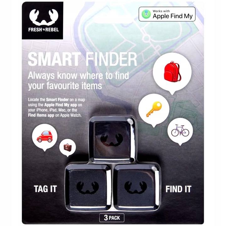 Lokalizator Smart Finder Tag Fresh ’n Rebel do Apple zest. 3 szt.