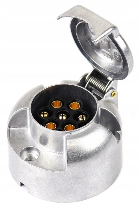 GNIAZDO PRZYCZEPY ALU +USZCZELKA +MOCOWANIE +ŚRUBY