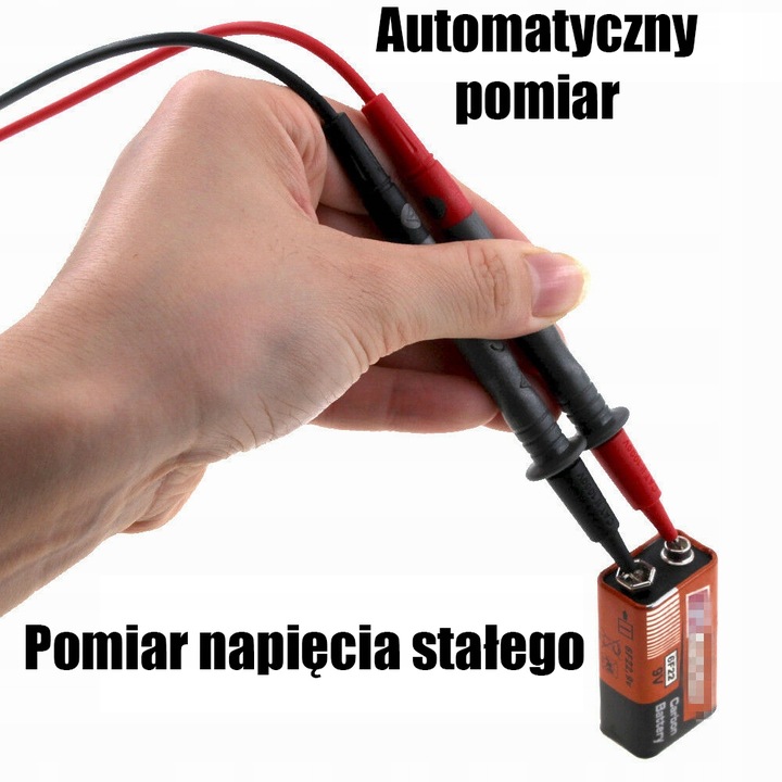 MULTIMETR CYFROWY AUTOMATYCZNY ZT-S1 TRUE RMS NCV MIERNIK NAPIĘCIA PRĄDU