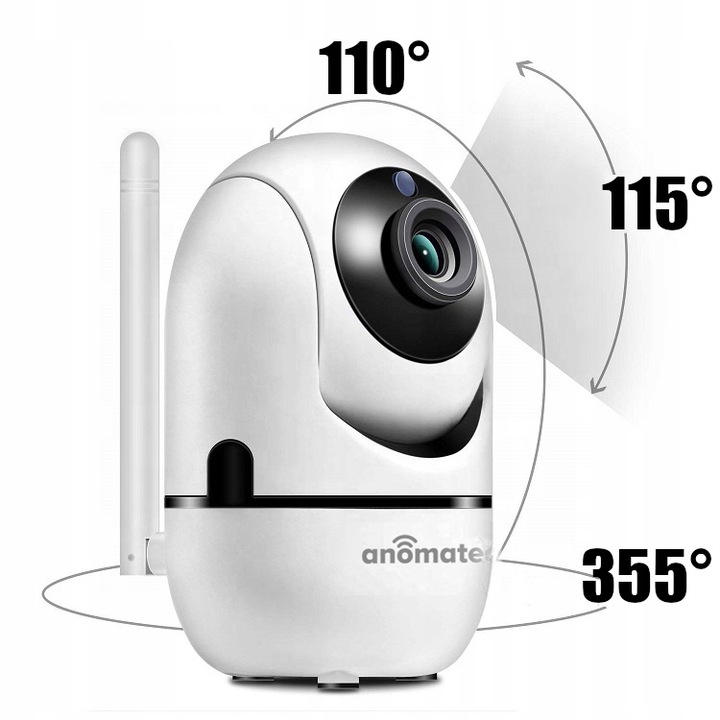 KAMERA BEZPRZEWODOWA WIFI WEWNĘTRZNA NIANIA IP 4MPX APLIKACJA TUYA ANOMATEC