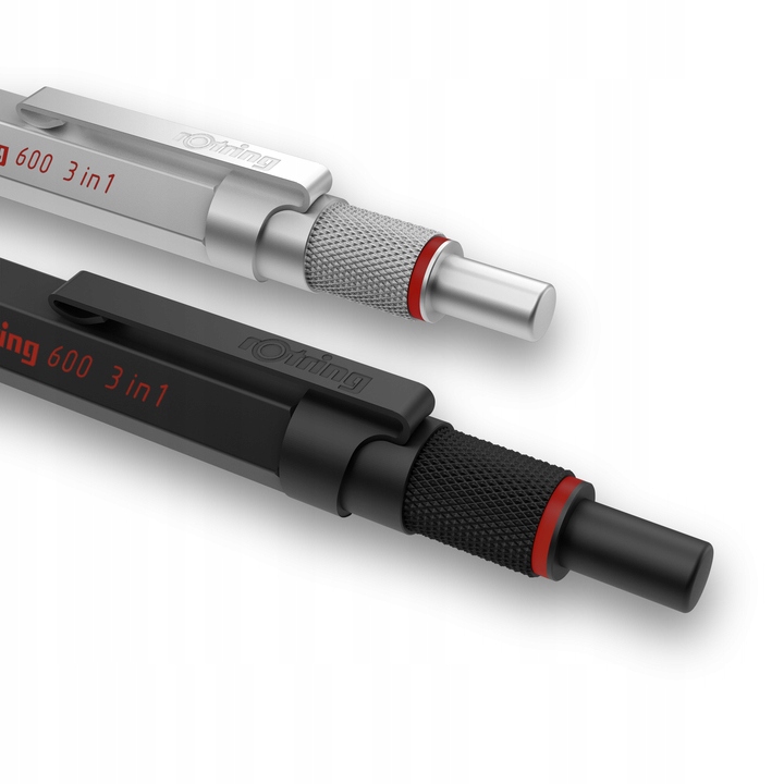 Multipen Rotring 600 3w1 Czarny/Czerwony/Ołówek