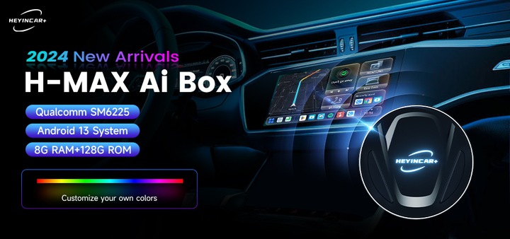 HEYINCAR Carplay Adapter bezprzewodowy Android Auto 8/128G YouTube SIM WIFI