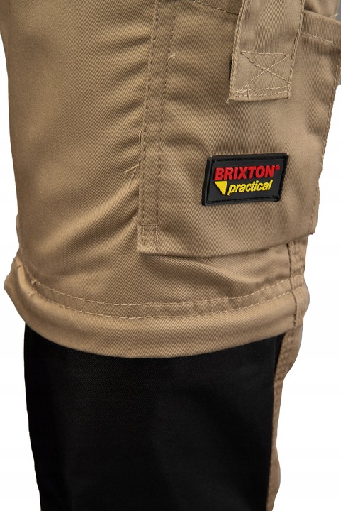 Spodnie robocze ochronne odpinane nogawki Brixton r. 48