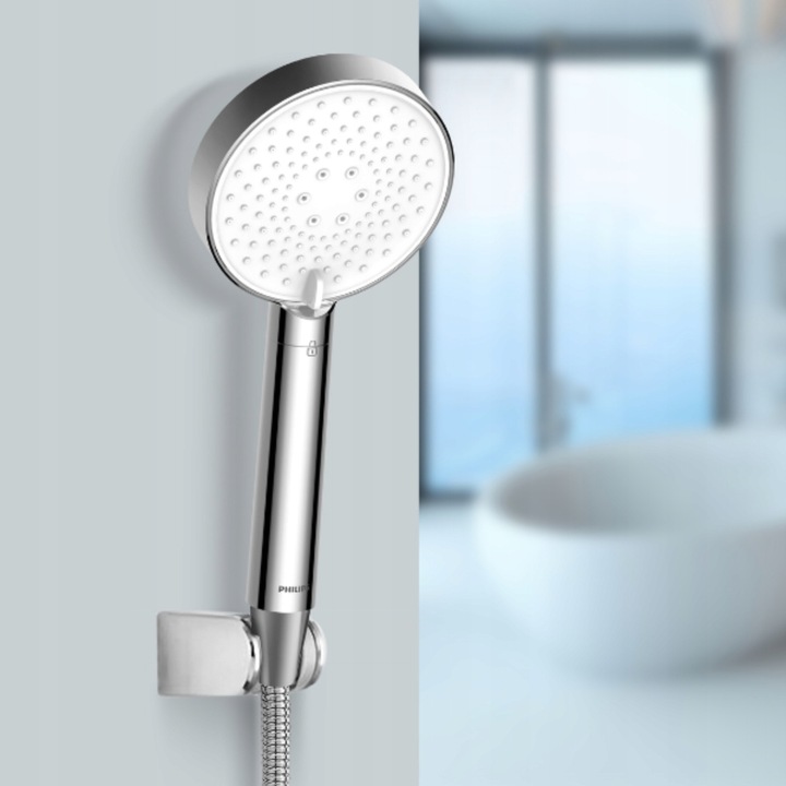 Słuchawka prysznicowa chrom z filtrem PHILIPS AWP1516CH, filtr prysznicowy