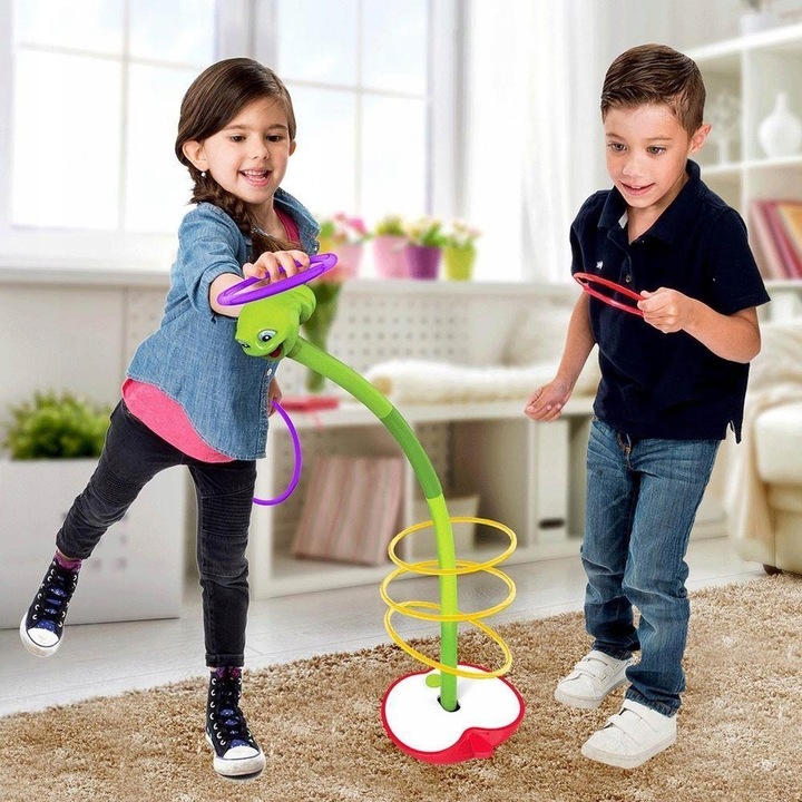 GRA ZRĘCZNOŚCIOWA TAŃCZĄCY ROBAK GIBIĄCY ROBACZEK DLA DZIECI OBRĘCZE