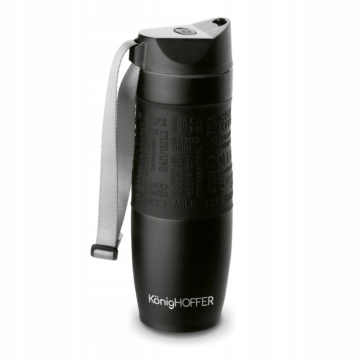 Kubek termiczny Konighoffer Frizo 480 ml czarny