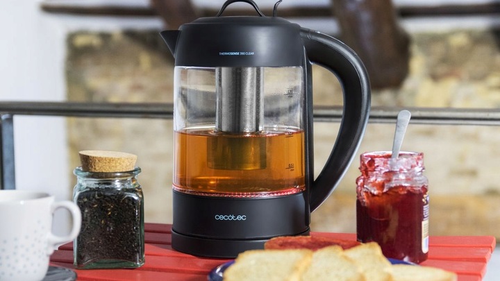 Czajnik Elektryczny Z Filtrem do Herbaty Thermosense 390 Clear Cecotec 1.7l