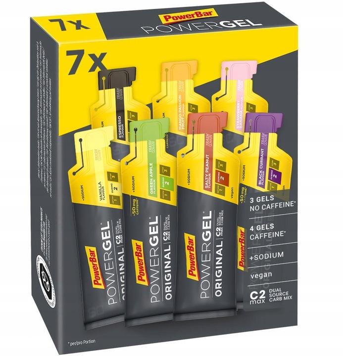 PowerBar PowerGel Original Mix Smaków 7x41ml Żel energetyczny