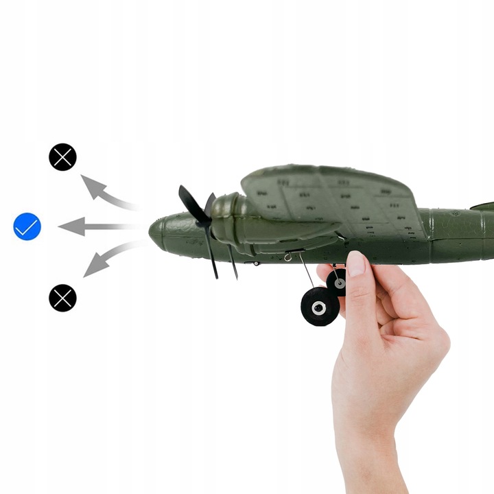 Zdalnie Sterowany Samolot Latający dla Początkujących RC B-17 Bombowiec RTF