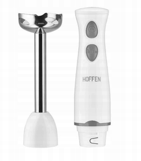 BLENDER RĘCZNY HOFFEN BIAŁY 400W TURBO Model HB-4185