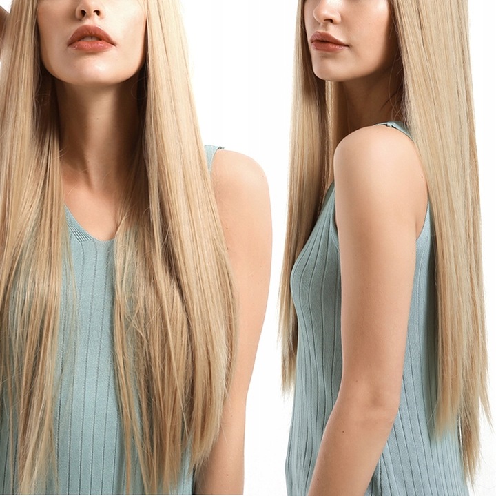 PERUKA DŁUGA PROSTA GĘSTA GRUBA NATURAL 70CM