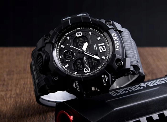 Zegarek męski SKMEI elektroniczny wiele funkcji