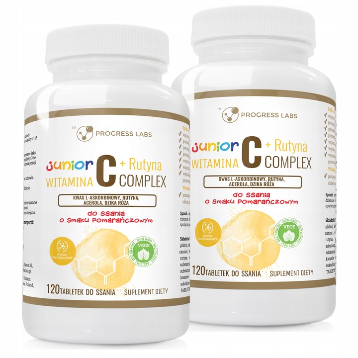 NATURALNA WITAMINA C RUTYNA JUNIOR DO SSANIA 2x120